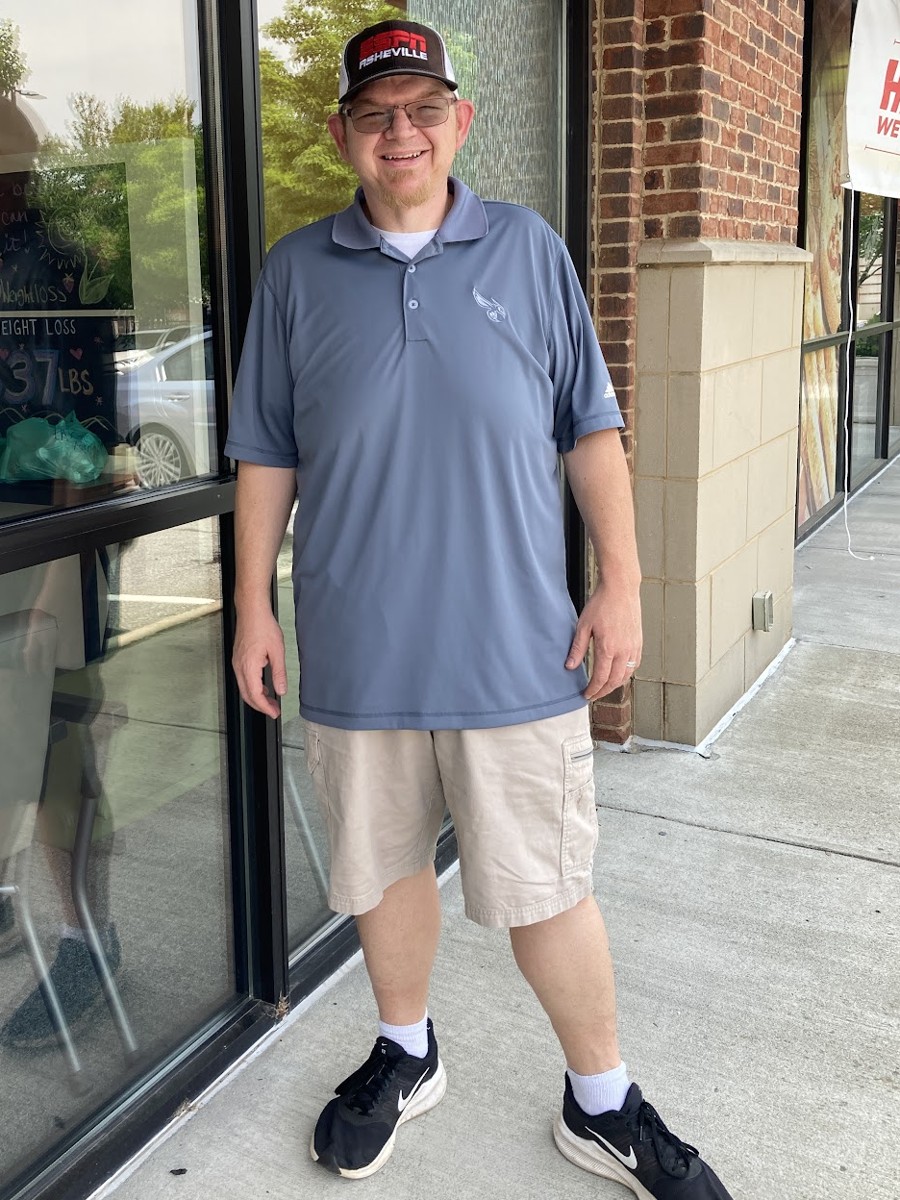 Tank after PHD Weight Loss, Down 72 lbs in 29 weeks